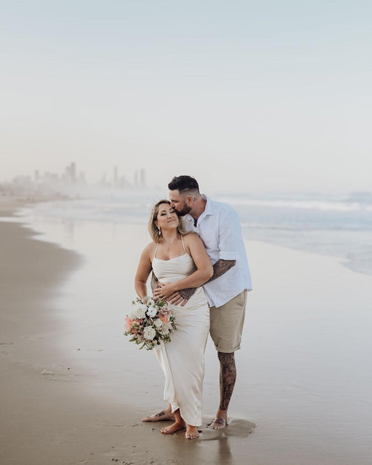 Abby & Matt Elopement Wedding Flowers - Gold Coast Beaches, Gold Coast