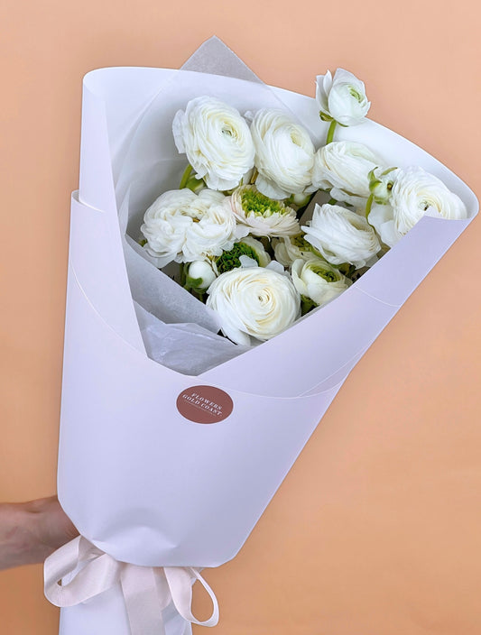 Ranunculus Bunch-Flower-Delivery-Gold-Coast-Florist-Flowers Gold Coast-10 stems-https://www.flowersgoldcoast.com.au-best-florist