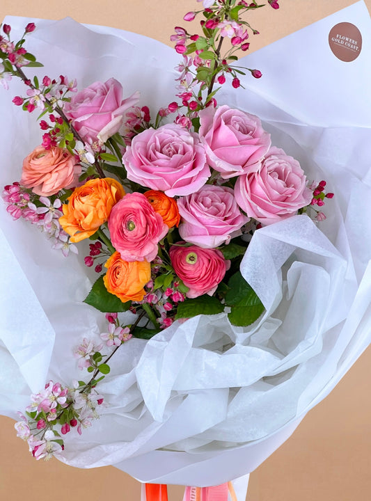 Spring Bunch-Flower-Delivery-Gold-Coast-Florist-Flowers Gold Coast-Petite-https://www.flowersgoldcoast.com.au-best-florist