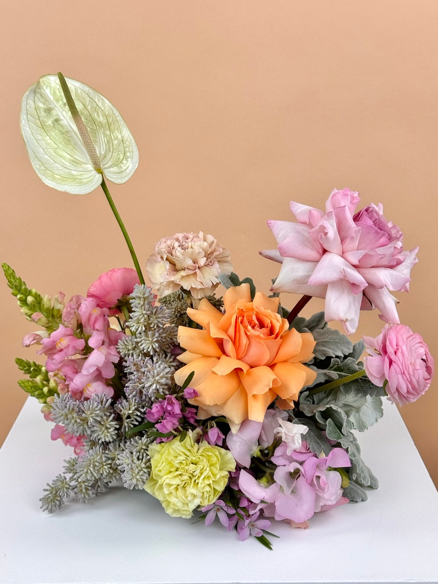 Table Arrangement-Flower-Delivery-Gold-Coast-Florist-Flowers Gold Coast-Small-Pastel-https://www.flowersgoldcoast.com.au-best-florist