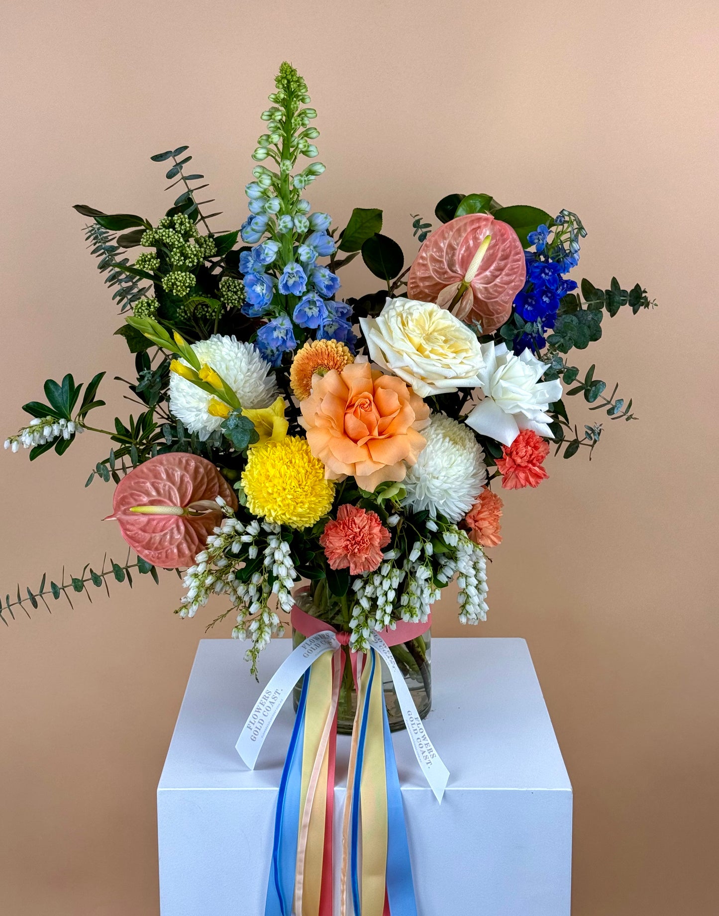 Bluebird-Flower-Delivery-Gold-Coast-Florist-Flowers Gold Coast-Beautifully Wrapped-Mini-https://www.flowersgoldcoast.com.au-best-florist