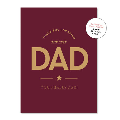 Greeting Cards-Flower-Delivery-Gold-Coast-Florist-Willow & White Stationery-Thank you for being the best dad-https://www.flowersgoldcoast.com.au-best-florist