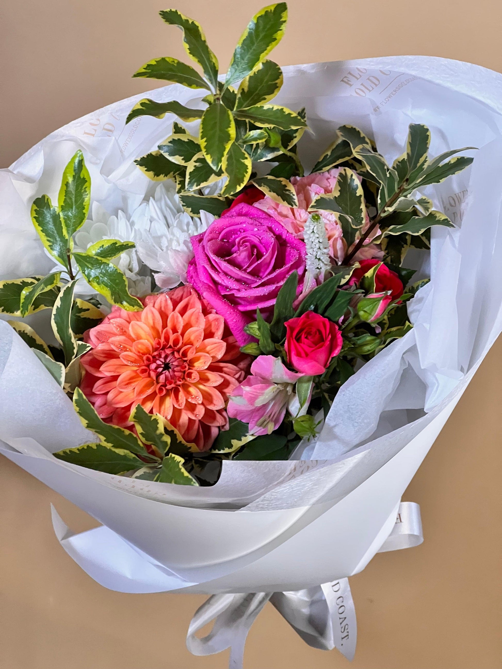 Flower Bouquet Subscription - Fresh Cut Flowers made with love by Flowers Gold Coast www.flowersgoldcoast.com.au the Gold Coast's best Florist - Same Day Flower Delivery