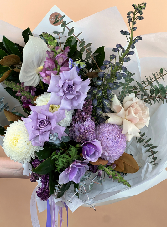 Lavender Dream - Fresh Cut Flowers made with love by Flowers Gold Coast www.flowersgoldcoast.com.au the Gold Coast's best Florist - Same Day Flower Delivery