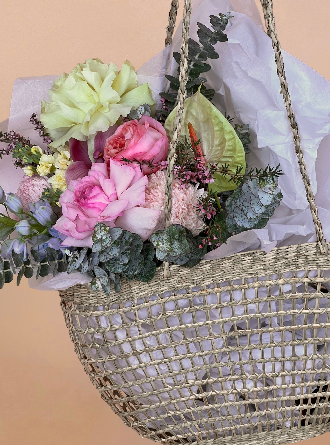 Your Basket - Hamper made with love by Flowers Gold Coast www.flowersgoldcoast.com.au the Gold Coast's best Florist - Same Day Flower Delivery